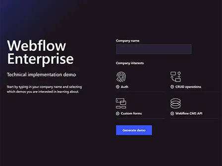 Enterprise Sales Demo